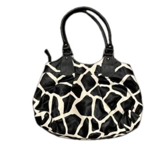 Stylish Black and White Shoulder Bag - Picture 6 of 7